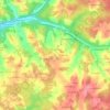 Sardines topographic map, elevation, terrain