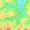 Cotteridge topographic map, elevation, terrain