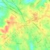 Jonesboro Heights topographic map, elevation, terrain