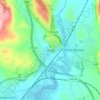 Hendy topographic map, elevation, terrain