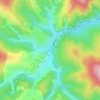 Poiana Horea topographic map, elevation, terrain