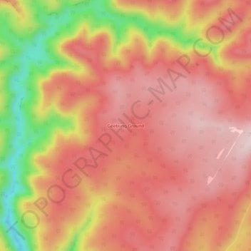 Geebung Ground topographic map, elevation, terrain