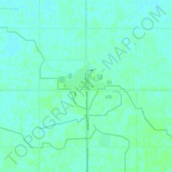 Girgarre topographic map, elevation, terrain