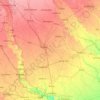 Aligarh topographic map, elevation, terrain