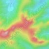 Te Manga topographic map, elevation, terrain