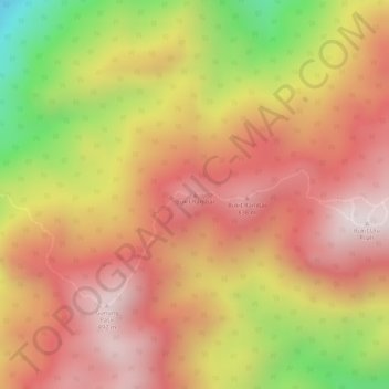 Bukit Rambai topographic map, elevation, terrain