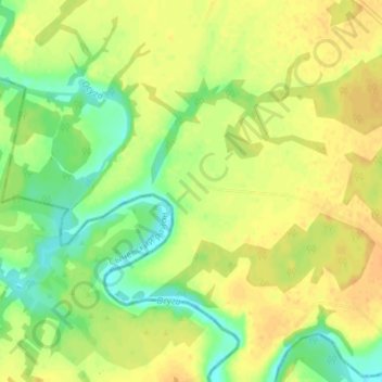 Старое Кузнецово topographic map, elevation, terrain