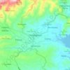 Cikalongkulon topographic map, elevation, terrain