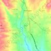 Kuncen topographic map, elevation, terrain