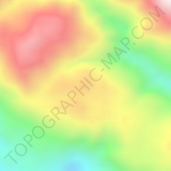 Yoparu topographic map, elevation, terrain