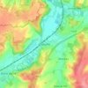 Gastuche topographic map, elevation, terrain