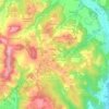 La Villenie topographic map, elevation, terrain