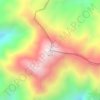 Phu Si Lung topographic map, elevation, terrain