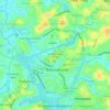 Battaramulla North topographic map, elevation, terrain