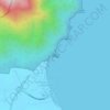 Pandan Cape topographic map, elevation, terrain