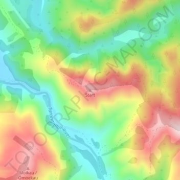 Start topographic map, elevation, terrain