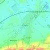 Uffington topographic map, elevation, terrain