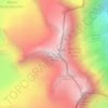 Pointe Dufour topographic map, elevation, terrain