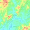 Batik Nau topographic map, elevation, terrain