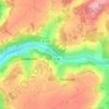Amiel topographic map, elevation, terrain