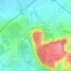 Ham Hill topographic map, elevation, terrain