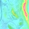 Darulaman Hills topographic map, elevation, terrain