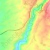 El Caimo topographic map, elevation, terrain