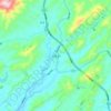 Changping topographic map, elevation, terrain