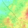 Gelsted topographic map, elevation, terrain