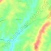 Damon topographic map, elevation, terrain