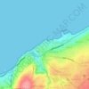 Solor topographic map, elevation, terrain