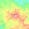 Gunungkencana topographic map, elevation, terrain