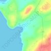 Sandwick topographic map, elevation, terrain