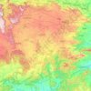 Ranchi topographic map, elevation, terrain
