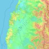 Zona Sur topographic map, elevation, terrain