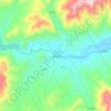 Siyahgird topographic map, elevation, terrain