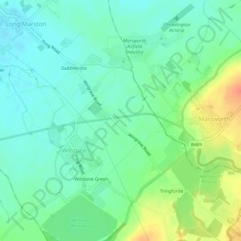 Dixon's Gap Bridge topographic map, elevation, terrain