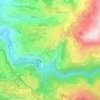 Daychouniyeh topographic map, elevation, terrain