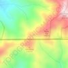 Bly Gap topographic map, elevation, terrain