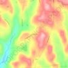 Woodhouse topographic map, elevation, terrain