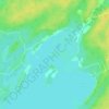 Stokes Bay topographic map, elevation, terrain