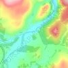 Corry Bruoch Beg topographic map, elevation, terrain