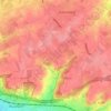 Groot Haasdal topographic map, elevation, terrain