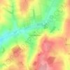 Cuminestown topographic map, elevation, terrain