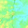 Kuaro topographic map, elevation, terrain