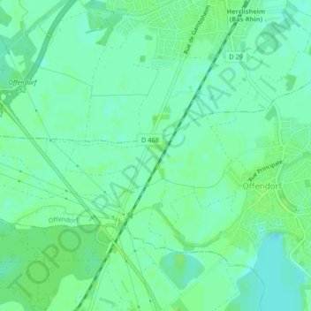 2te Gewann Neufeld topographic map, elevation, terrain