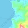 Diclum topographic map, elevation, terrain