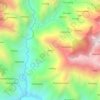 Seram topographic map, elevation, terrain