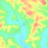 Shook topographic map, elevation, terrain