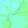 Angkinang Selatan topographic map, elevation, terrain